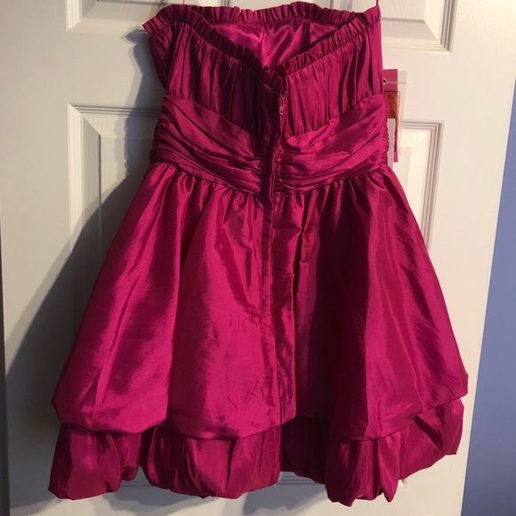 NWT💥 Betsey Johnson Fuchsia Mini Dress - Picture 6 of 9